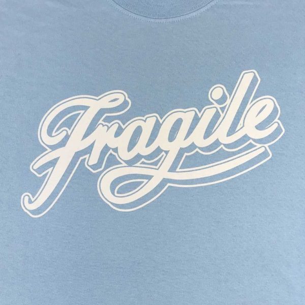 Light Blue Script Tee