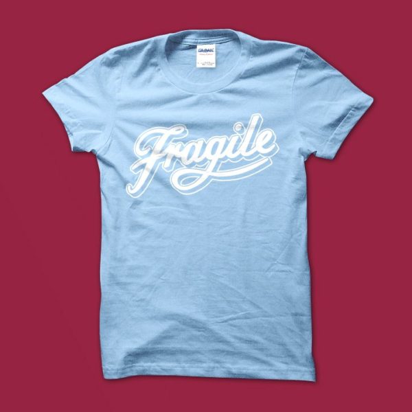 Light Blue Script Tee - Image 2